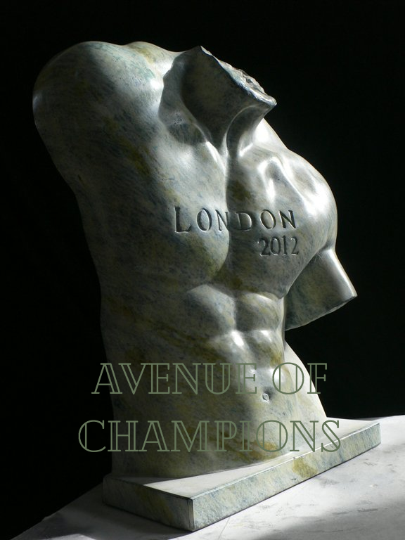 London 2012 Olympic Games, Paralympic Games London 2012. Classical Contemporary sculpture Athletes, Male Female