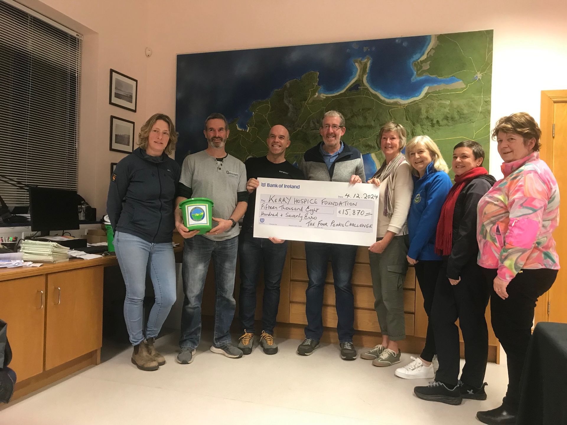 Kerry Hospice 
Art donation
Dingle coast guard
4 peaks challenge