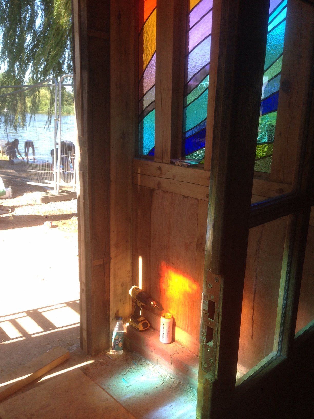 Stained glass commissions BCD Beetle and Wedge Inn