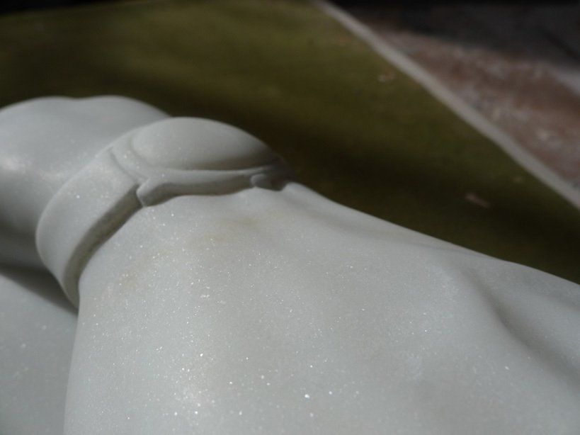 Contemporary Marble figurative sculpture.