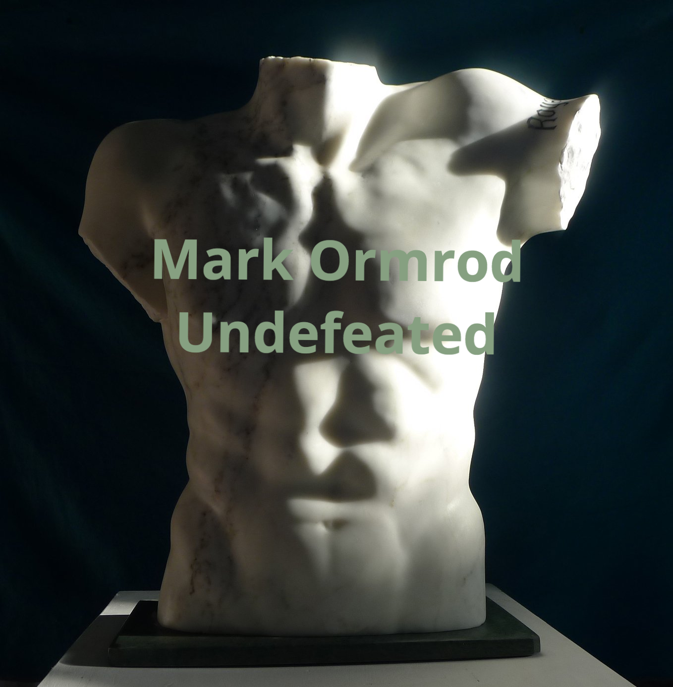 Royal Marines Museum Portsmouth. Charity fundraising. Classicla sculpture. Ben Dearnley Marble Torso Male Sculpture