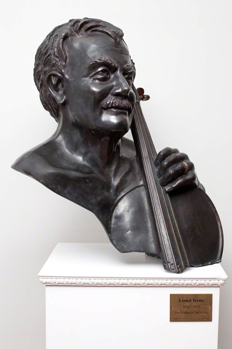 Royal Academy of music Strings Museum Ben Dearenley sculpture Bronze portiate