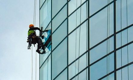 Commercial building cleaning