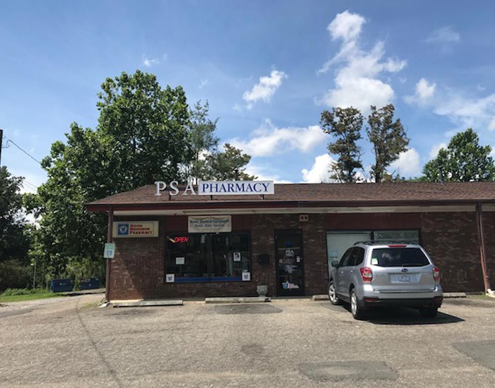 A brick building with a 