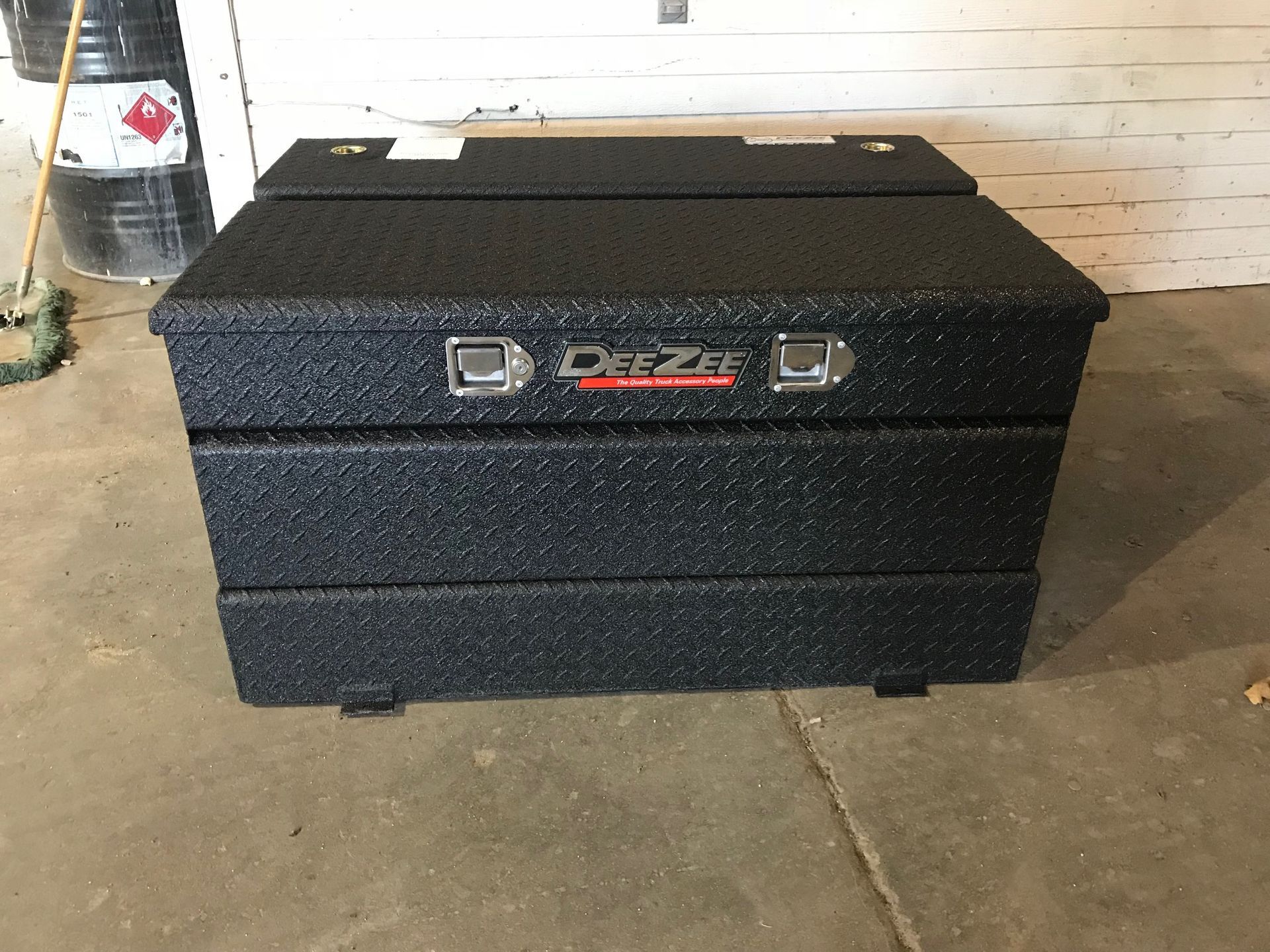 A black box with the word delta on it