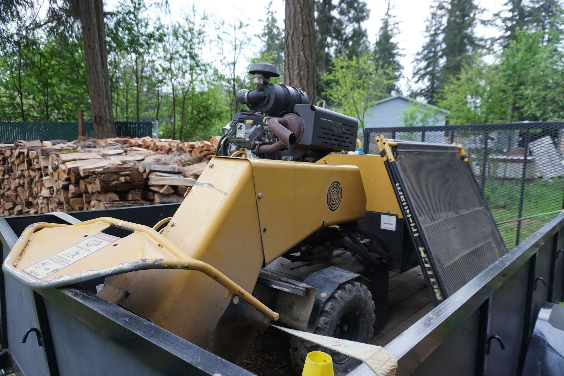 Stump grinding in Kent, WA
