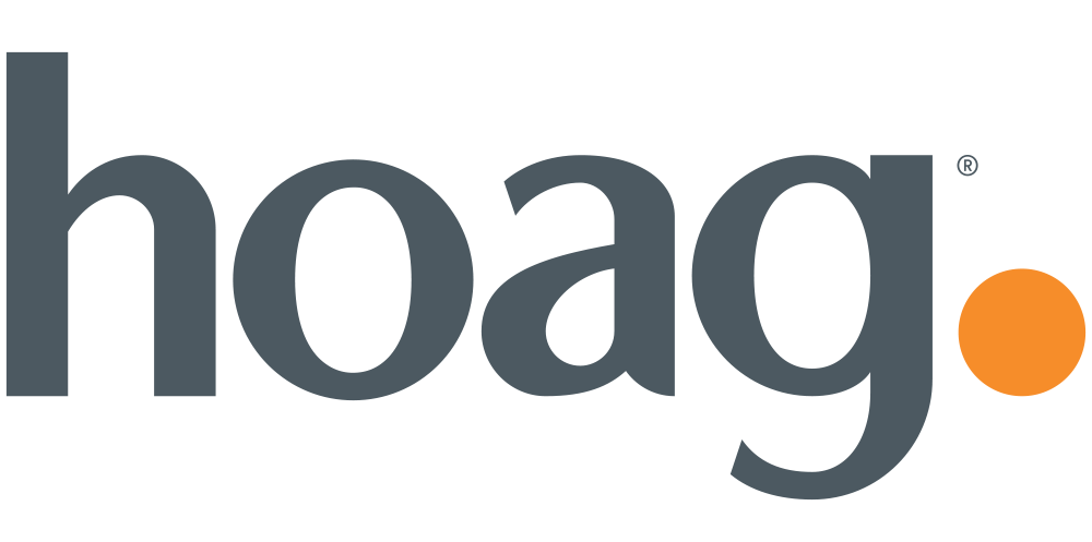 The Hoag logo: the word 