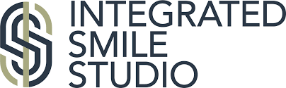 Logo for Integrated Smile Studio featuring an abstract 