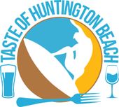 A logo for the taste of huntington beach