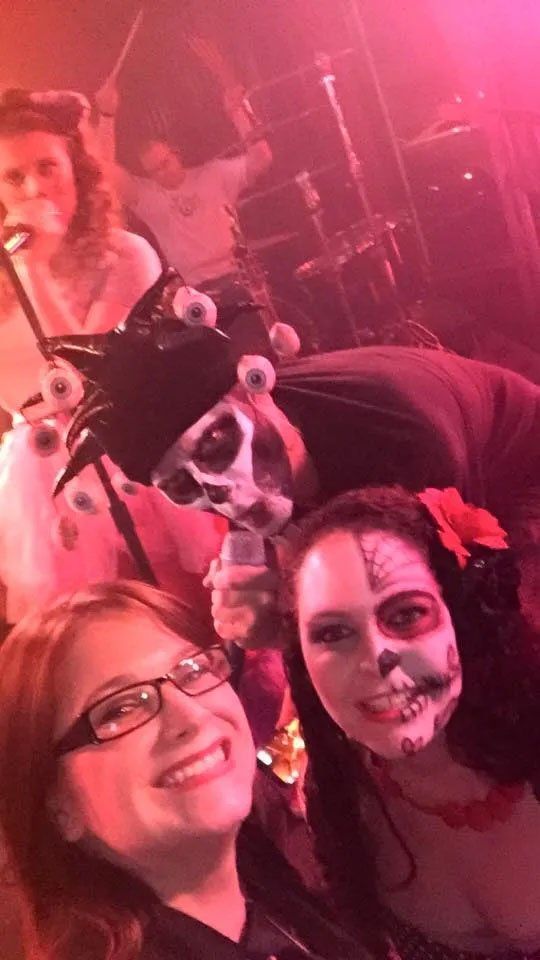 Halloween party at the saloon