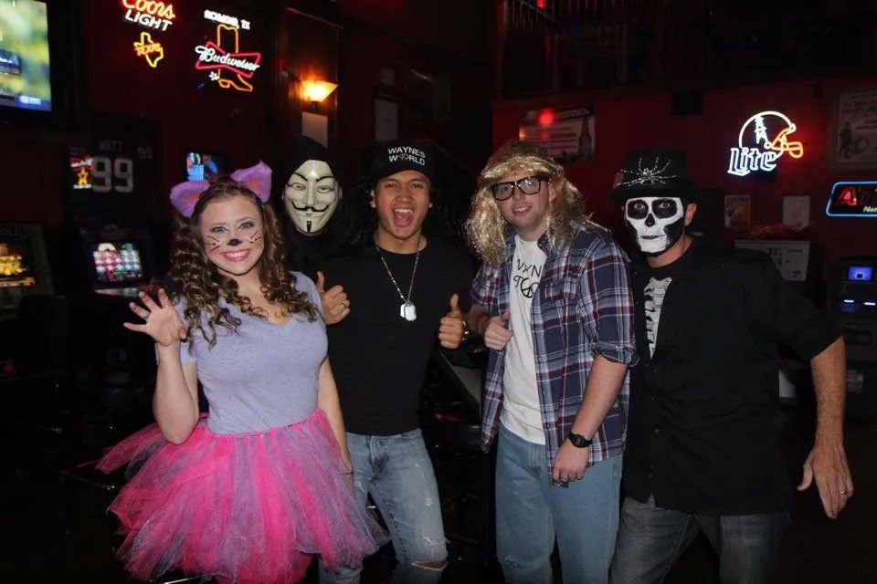 Halloween party at our saloon