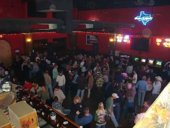 overhead shot of our country western saloon in Richmond, TX