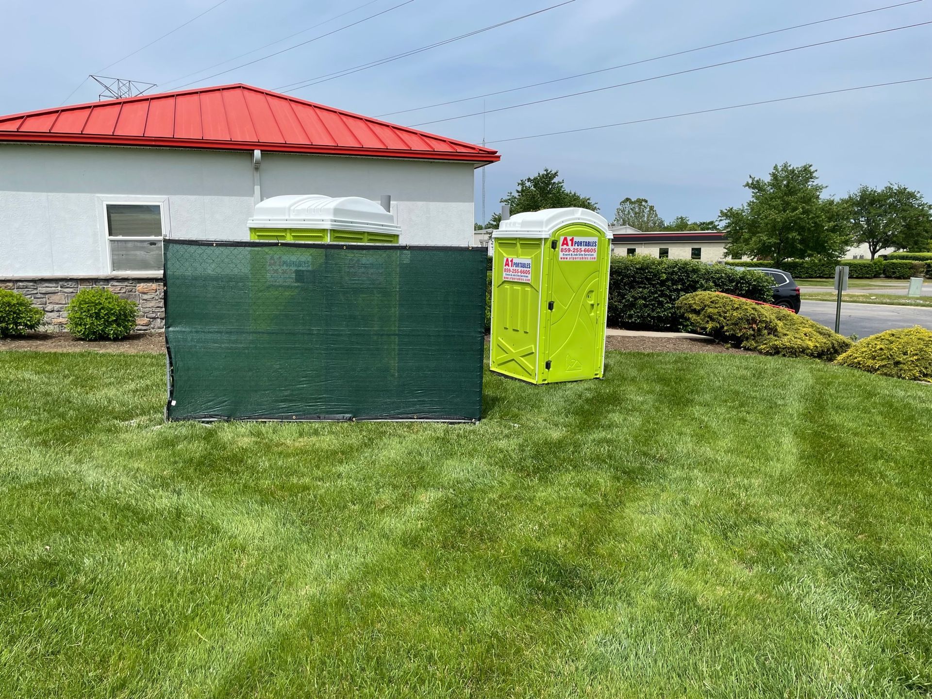 Privacy Screens for Portable Restrooms at A1 Portables near Lexington, Kentucky (KY)