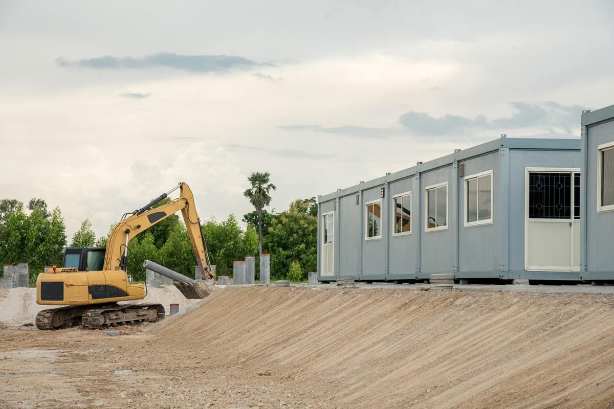 A storage container office for rent near Lexington, Kentucky (KY)
