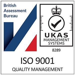 the british assessment bureau iso 9001 quality management logo