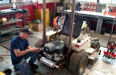 repairing an engine