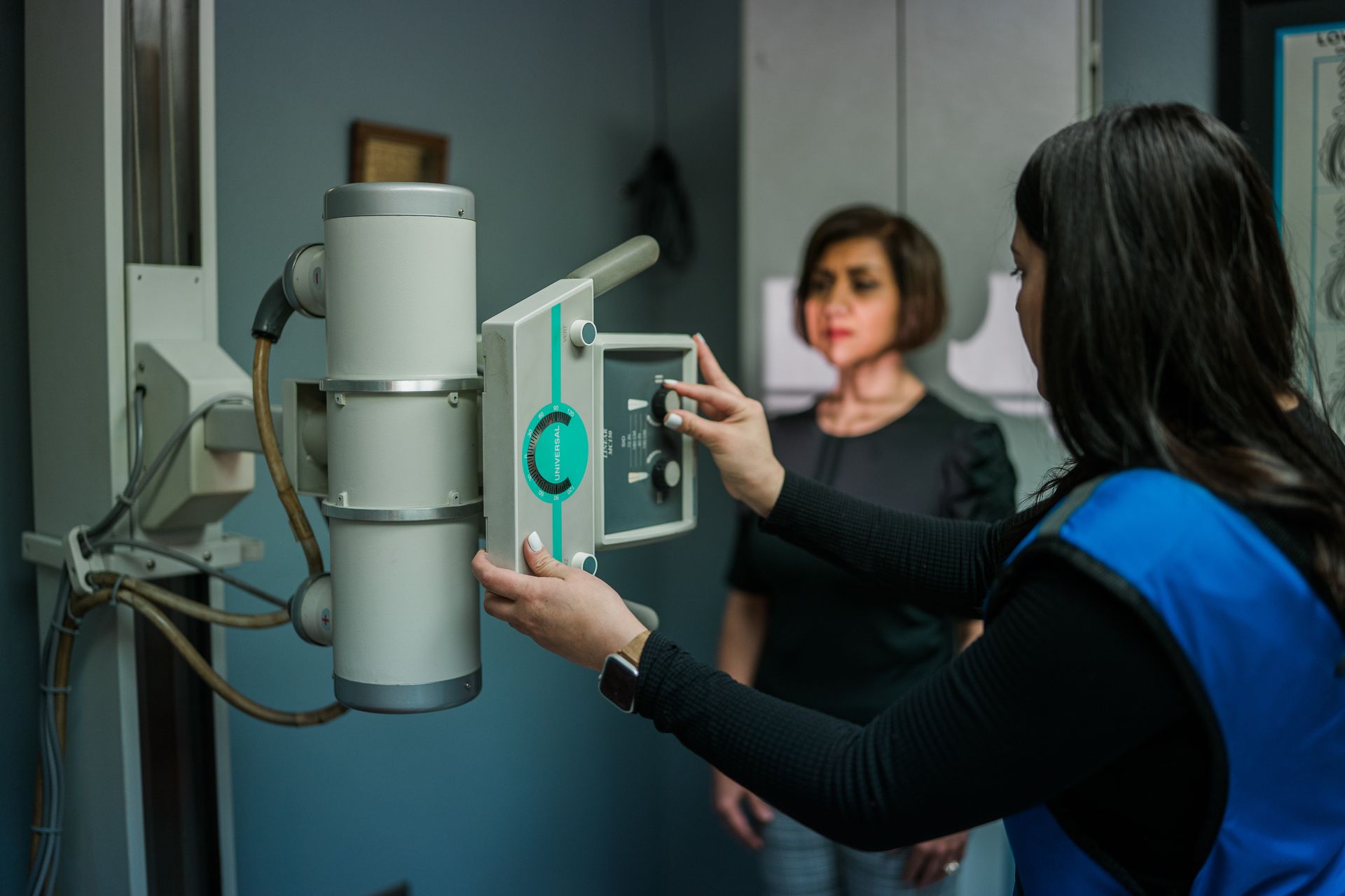 woman getting an x-ray 