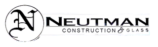 Logo for Neutman Construction & Glass featuring an ornate 