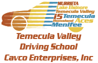 Temecula Valley Driving School logo