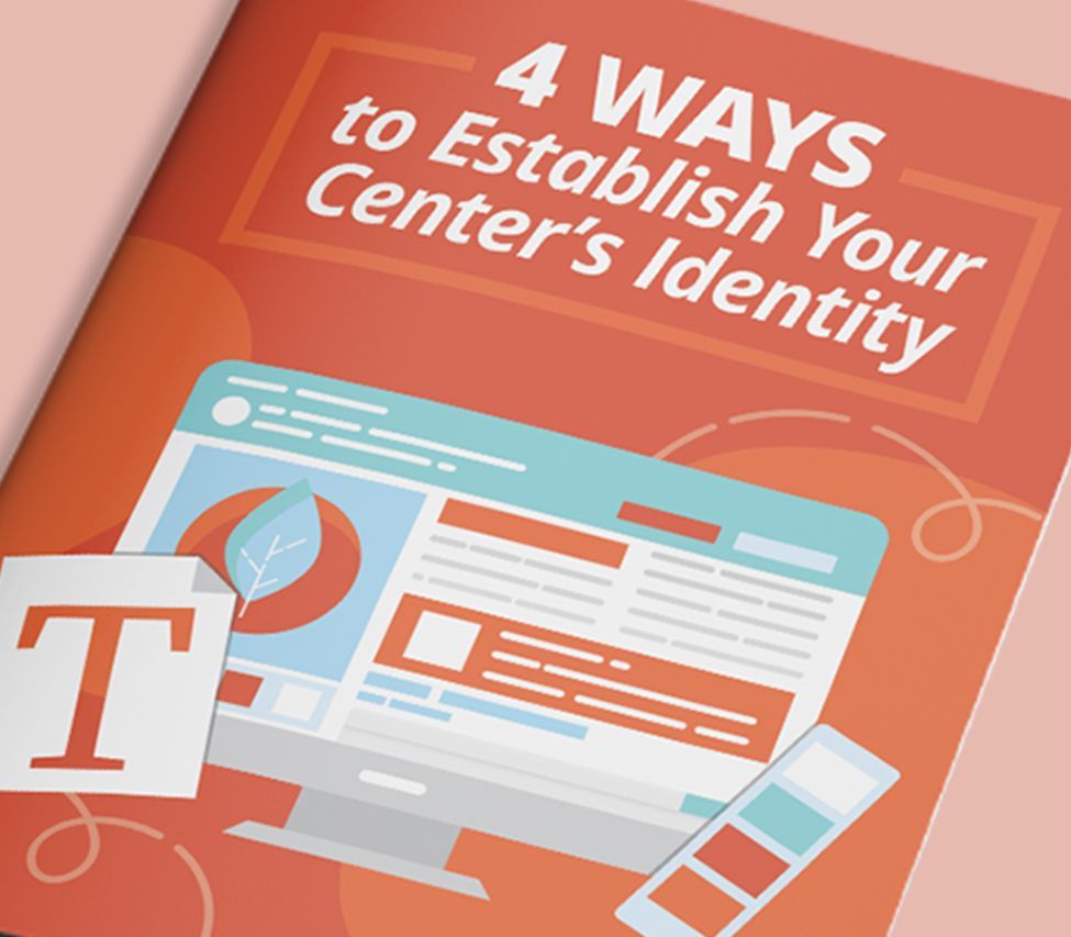 A book titled 4 ways to establish your center 's identity.