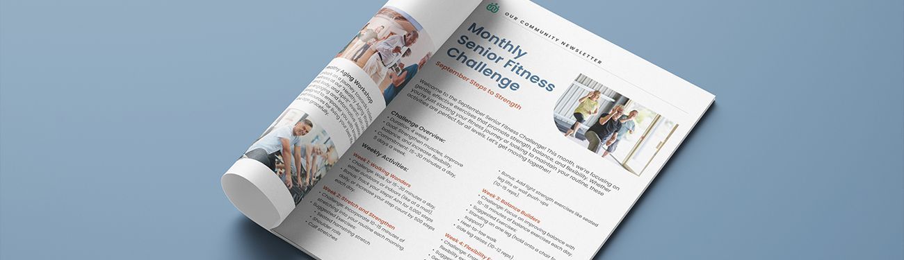 A newspaper is sitting on top of a blue table.