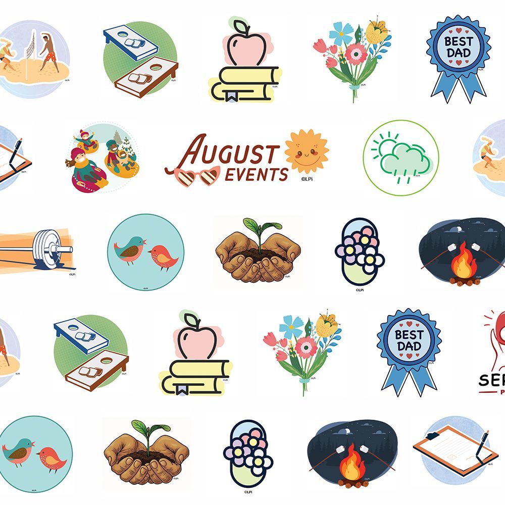 Collage of many different clip art designs