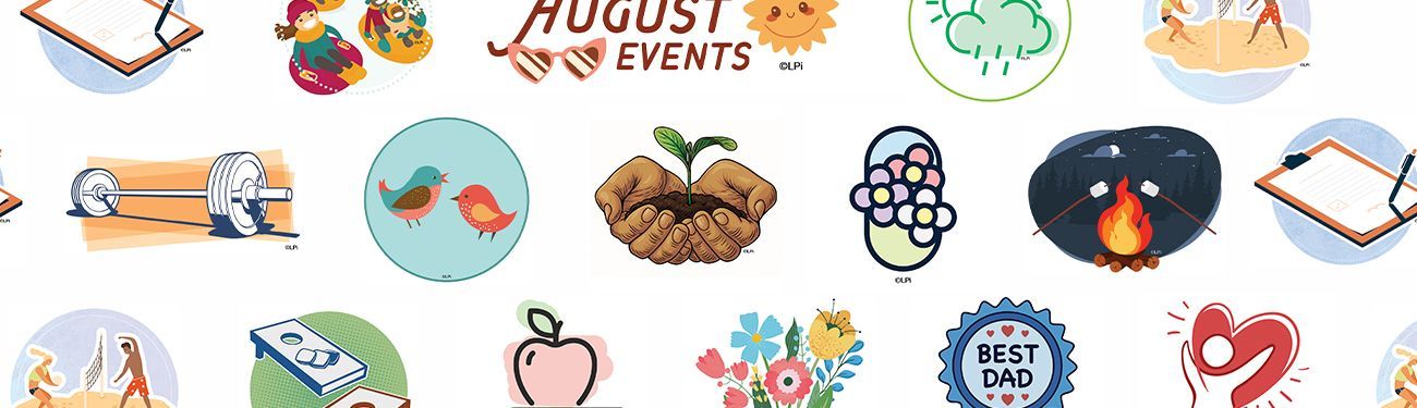 Collage of different clip art images.