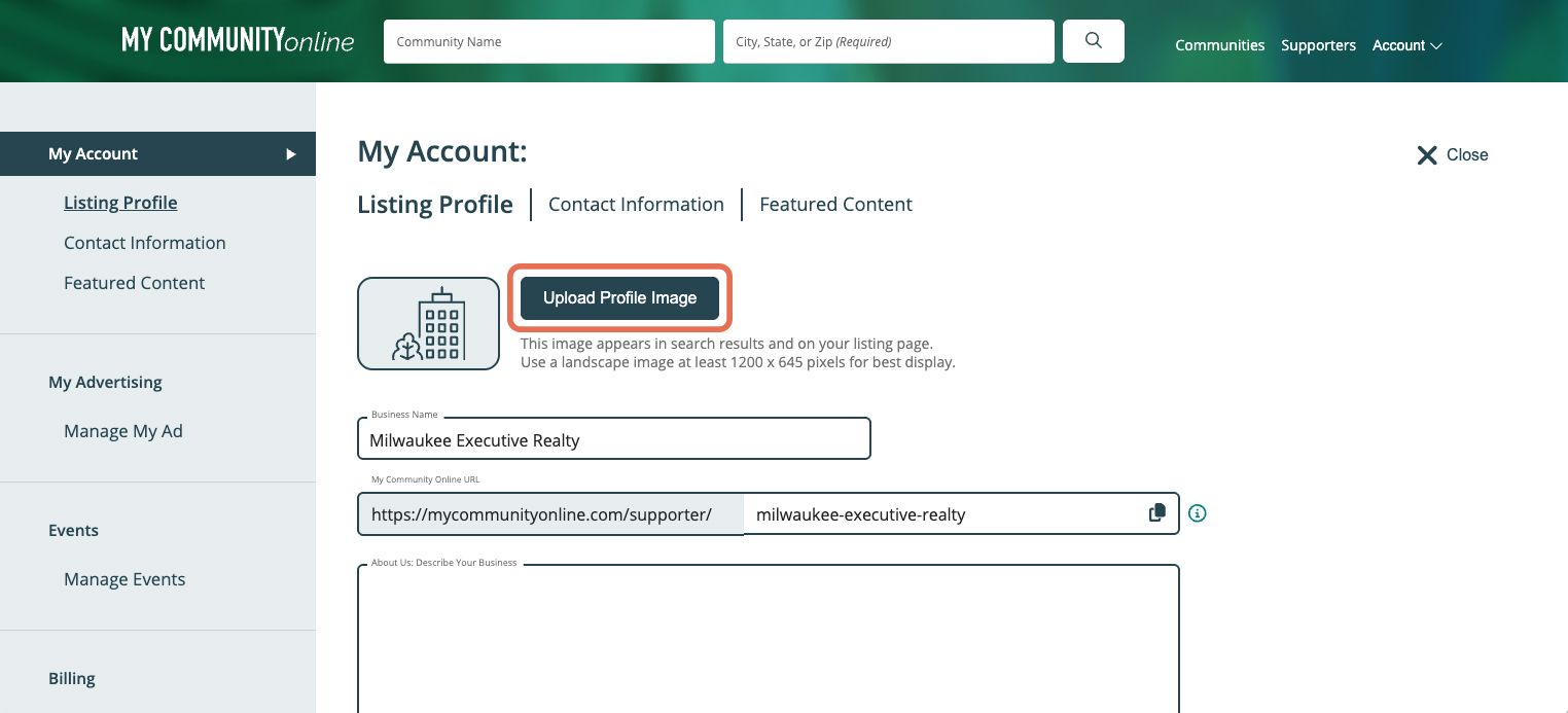 A screenshot of a website that says staff are eligible to modify this information.