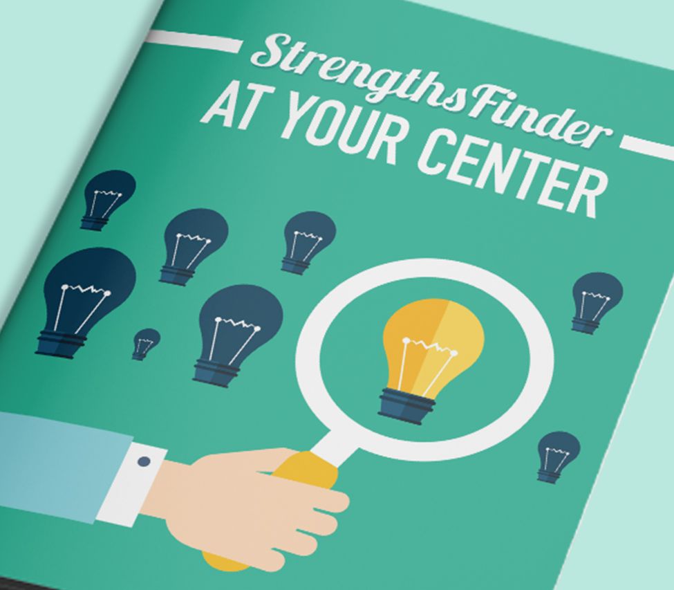 A book that says strengths finder at your center
