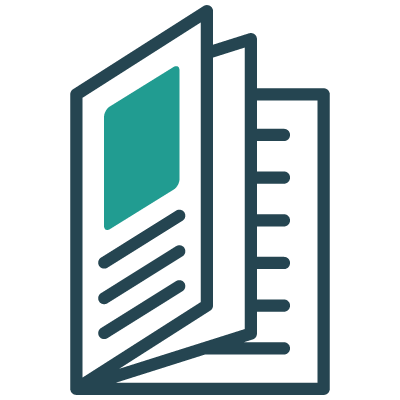 A line drawing of a server icon.