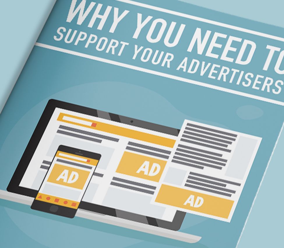A book titled why you need to support your advertisers