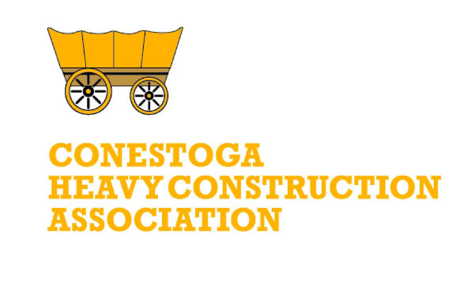 the logo for the conestoga heavy construction association
