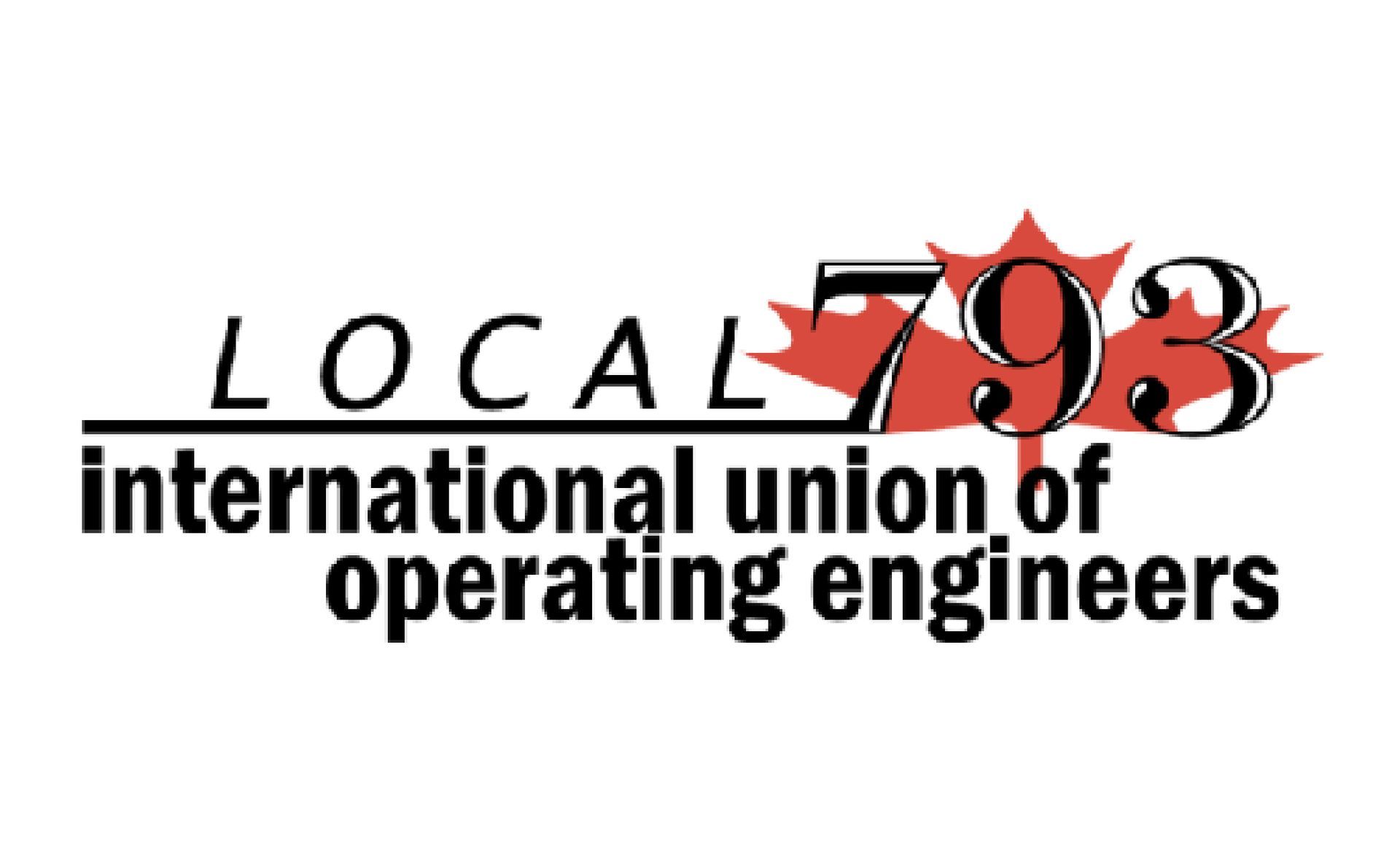 a logo for the local 793 international union of operating engineers