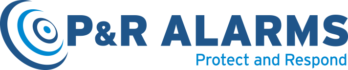 P&r Alarms full logo fire and security systems company
