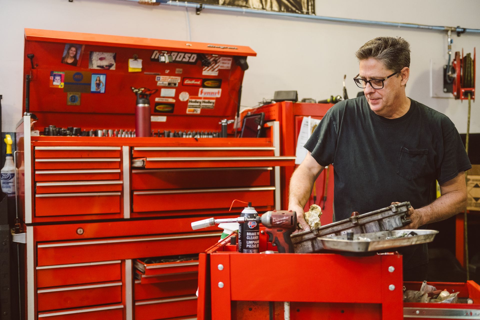 technician with tools