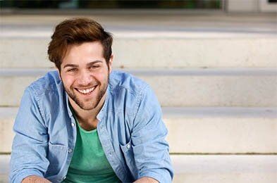 A Man Smiling — Oral Surgery in Haverhill, MA