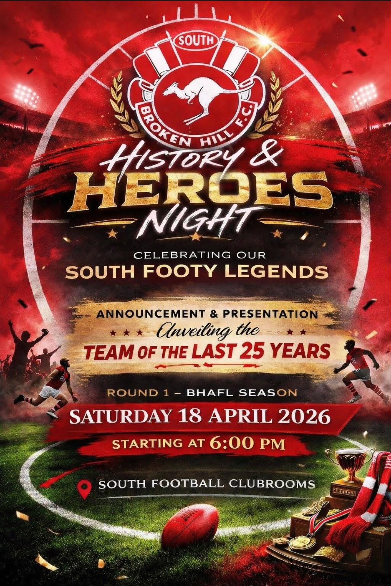 Come enjoy the night & celebrate the Team of The Last 25 Yars