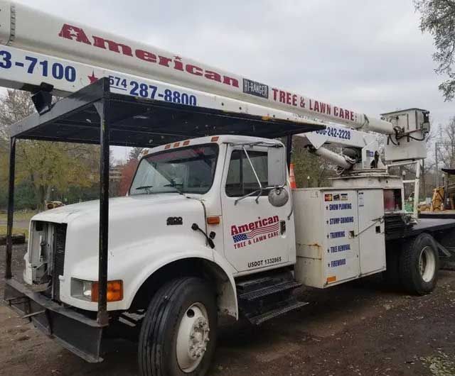 Bucket Truck — Niles, MI — American Tree Care