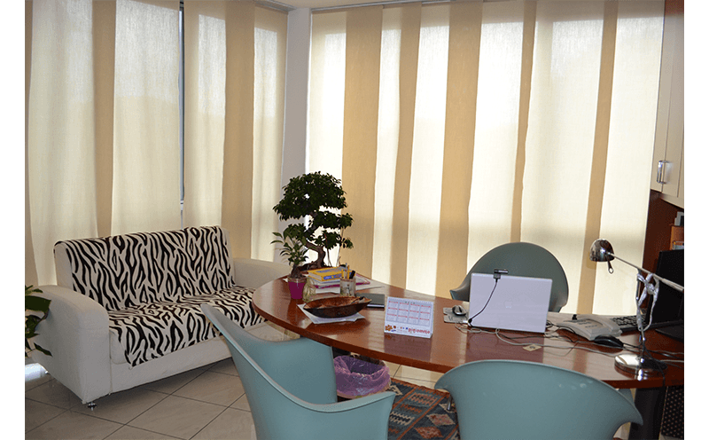 sala d'attesa di uno studio dentistico