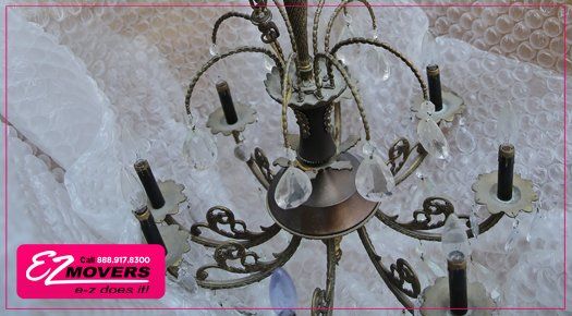 Chicago Chandelier Moving Company, How To Pack A Large Chandelier For Moving