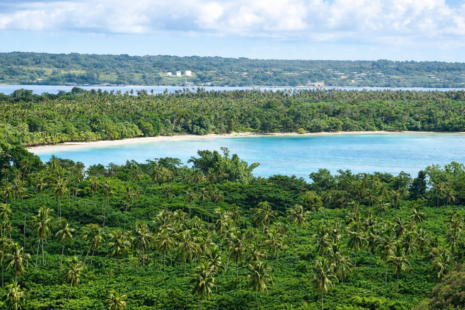 Drone footage of land