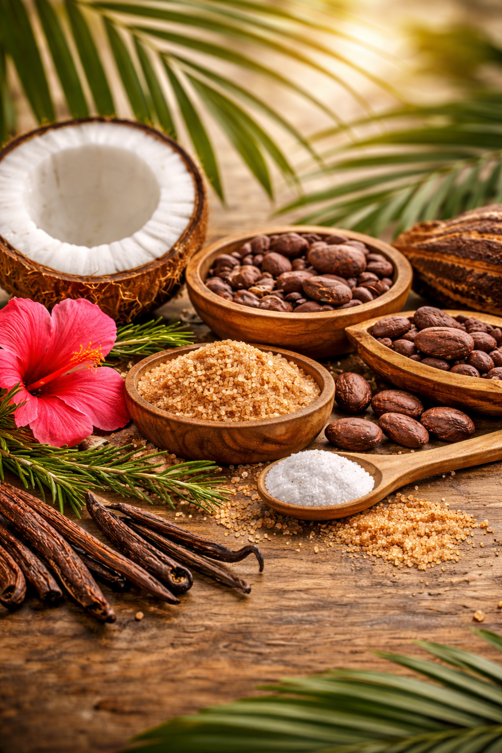 Hibiscus and Cocoa Body Scrub - 100g