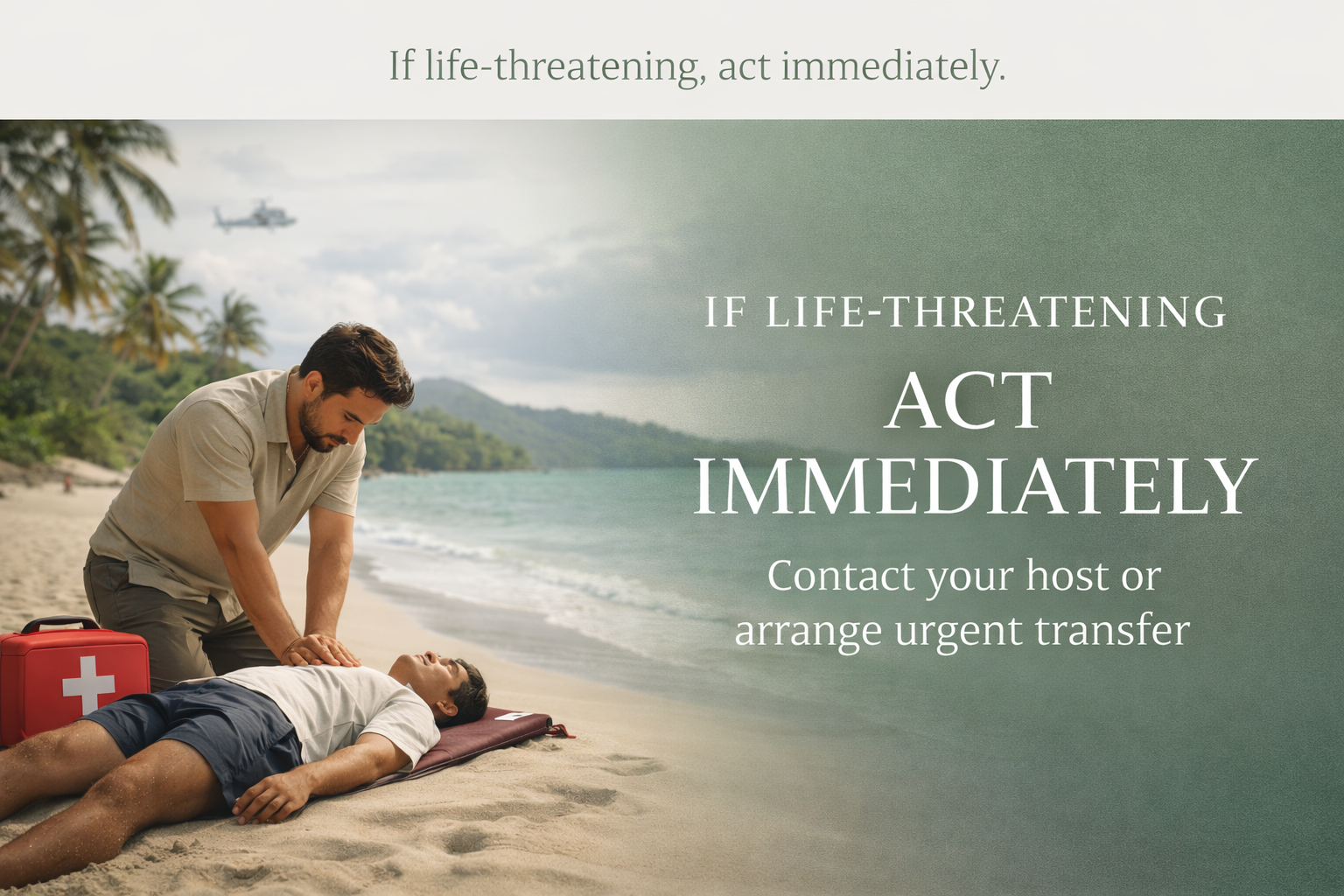 Wite lady and man watching a NI Vanuatu woman weave with coconut frond