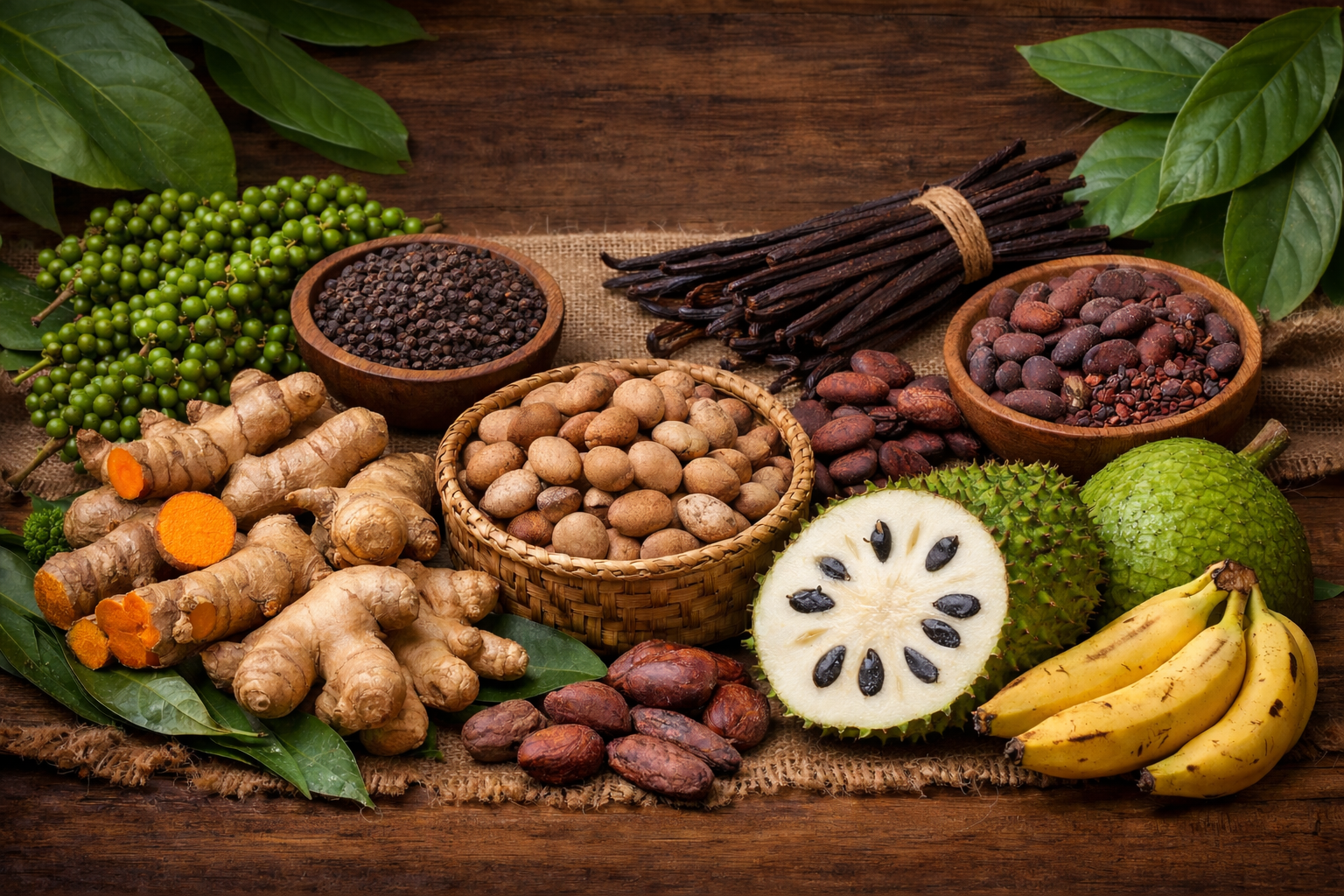 Fresh produce Phoenix Plantation Aore Island vanuatu