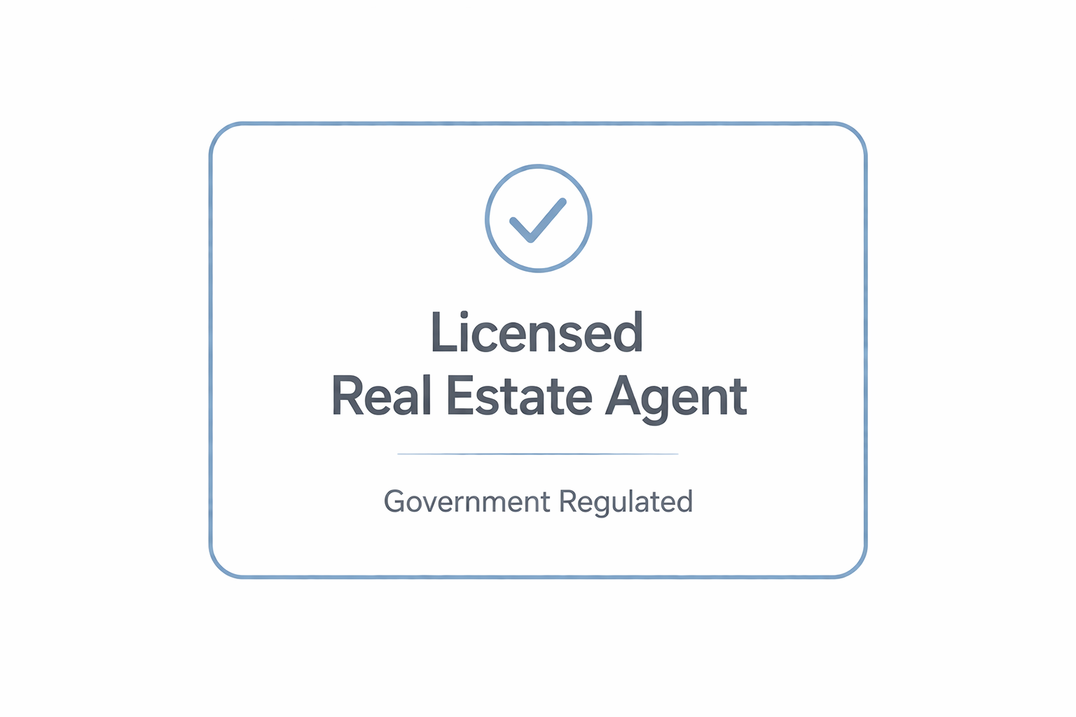 A shield-shaped badge with light blue text reading