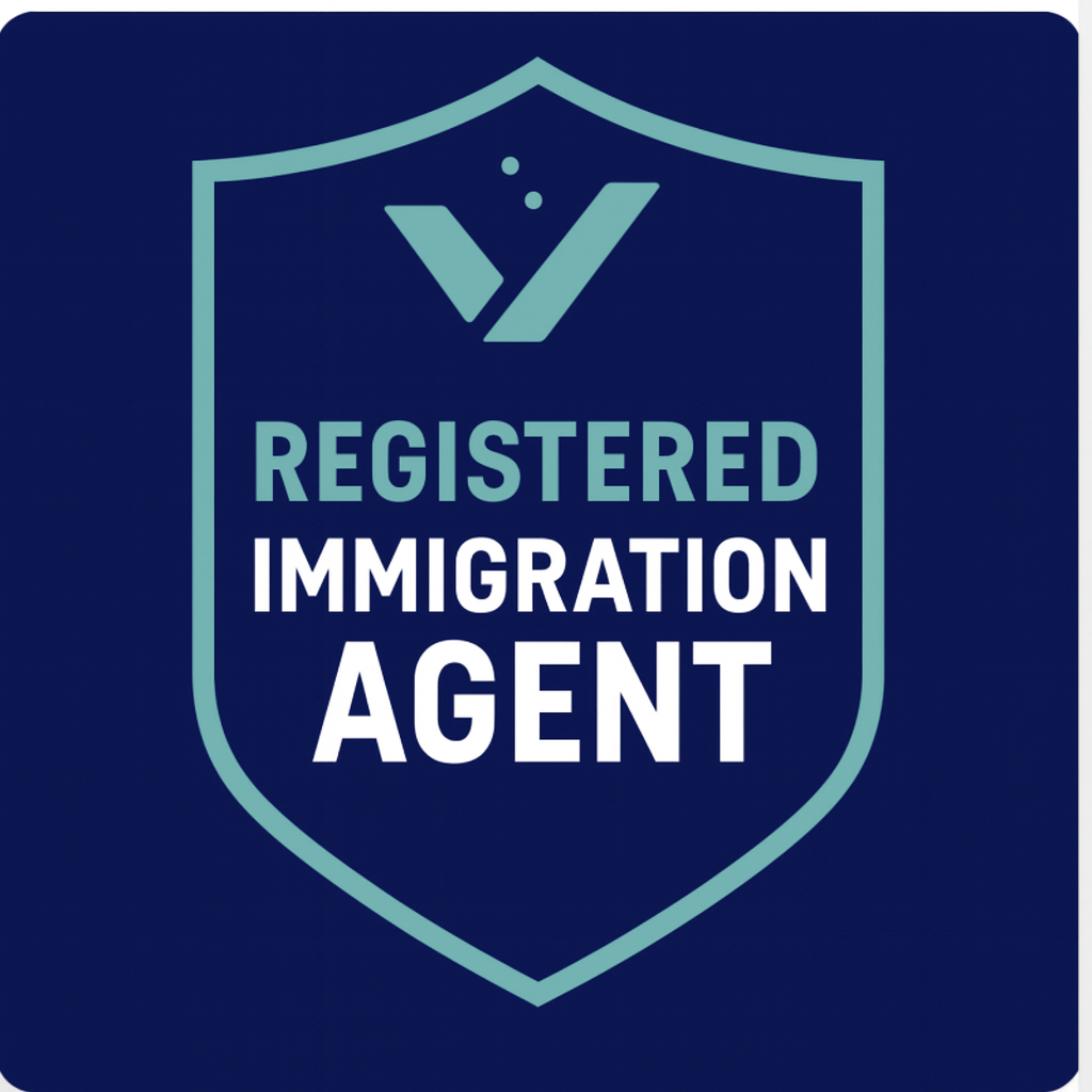 Blue badge with