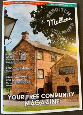Cover for issue 2 of Redditch Matters Magazine.