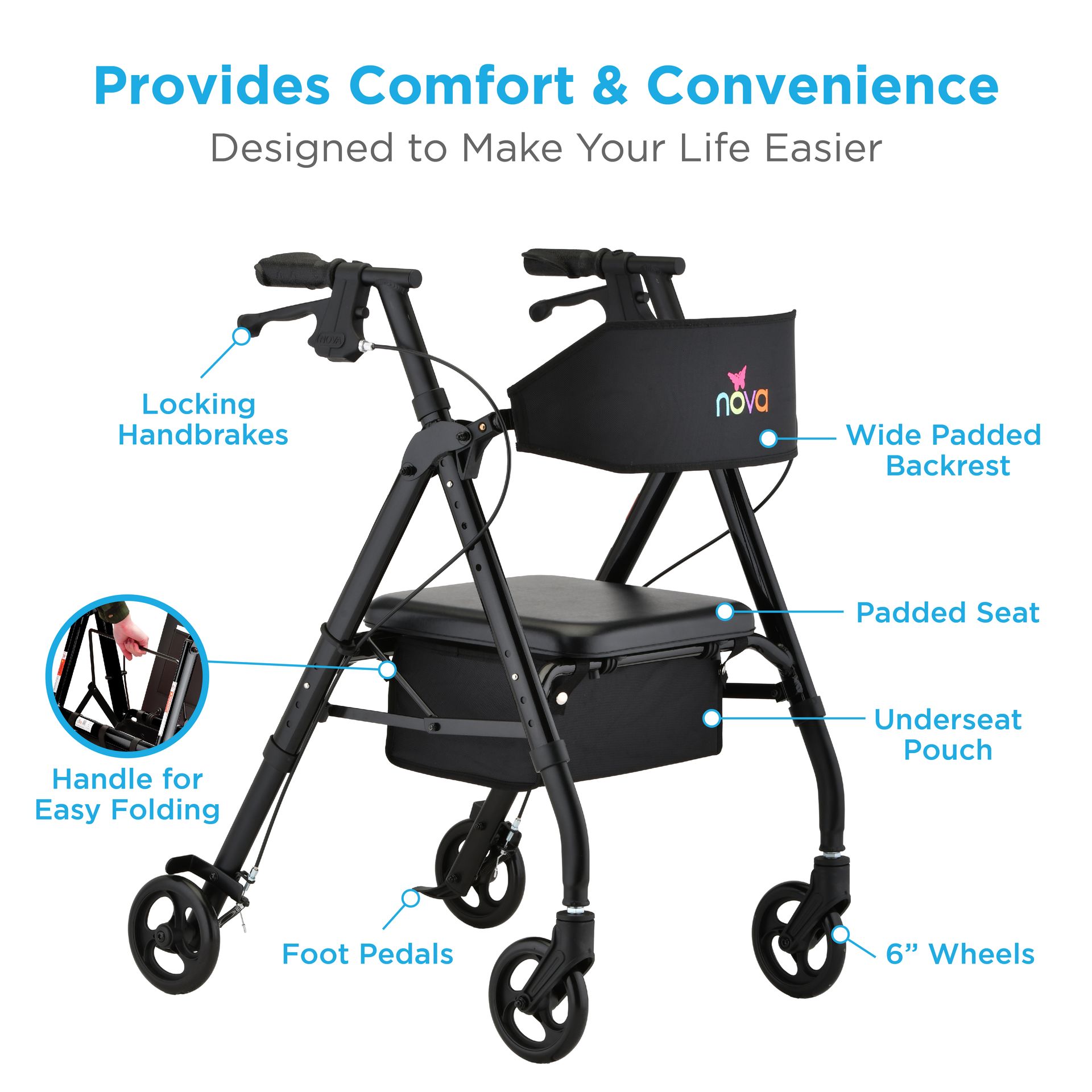 Nova STAR 6 WB Rollator