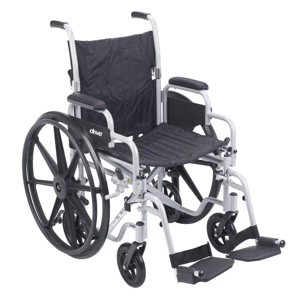 Drive Poly-Fly Wheelchair/Flyweight transport chair combo