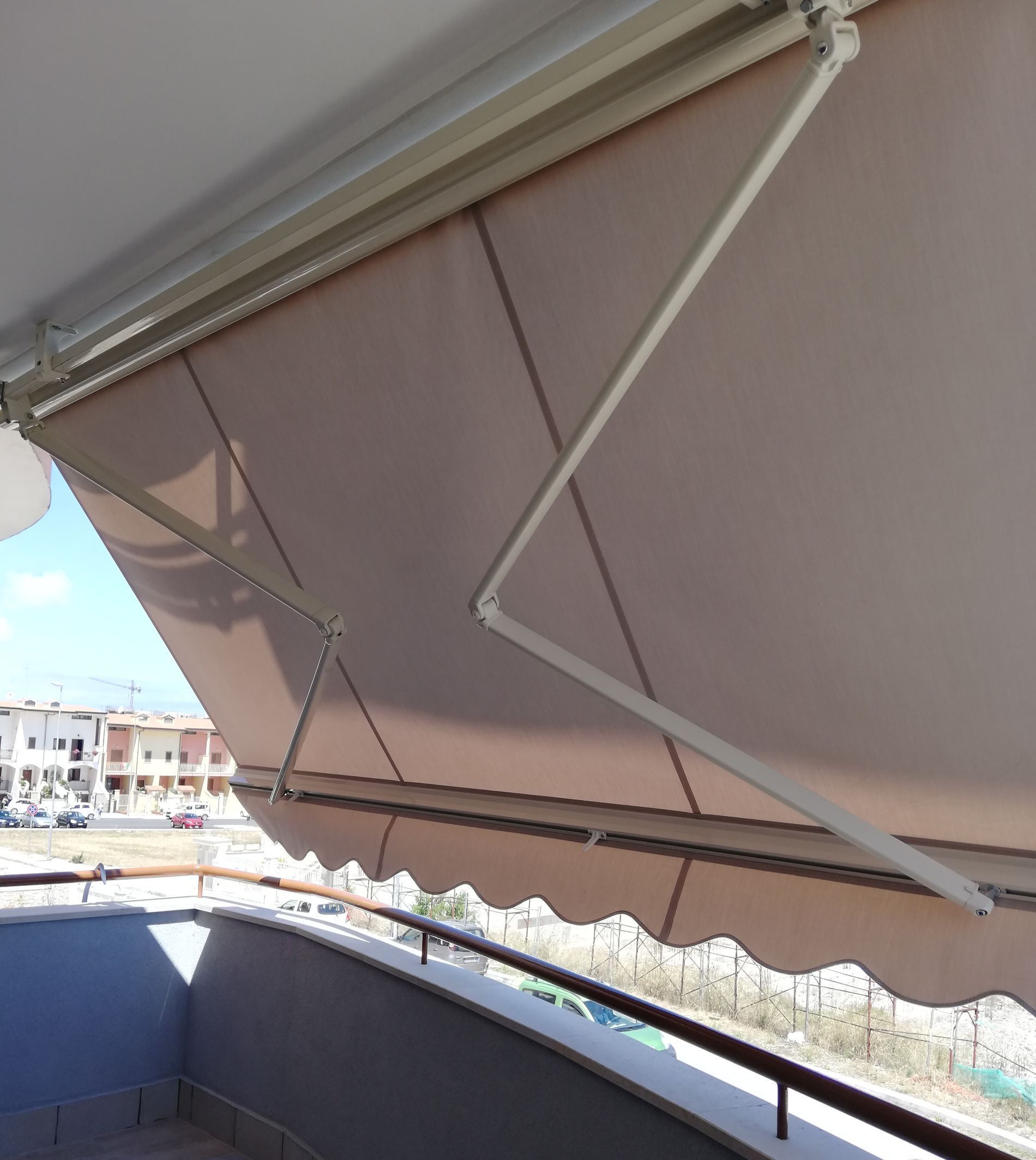 tende da sole sul balcone